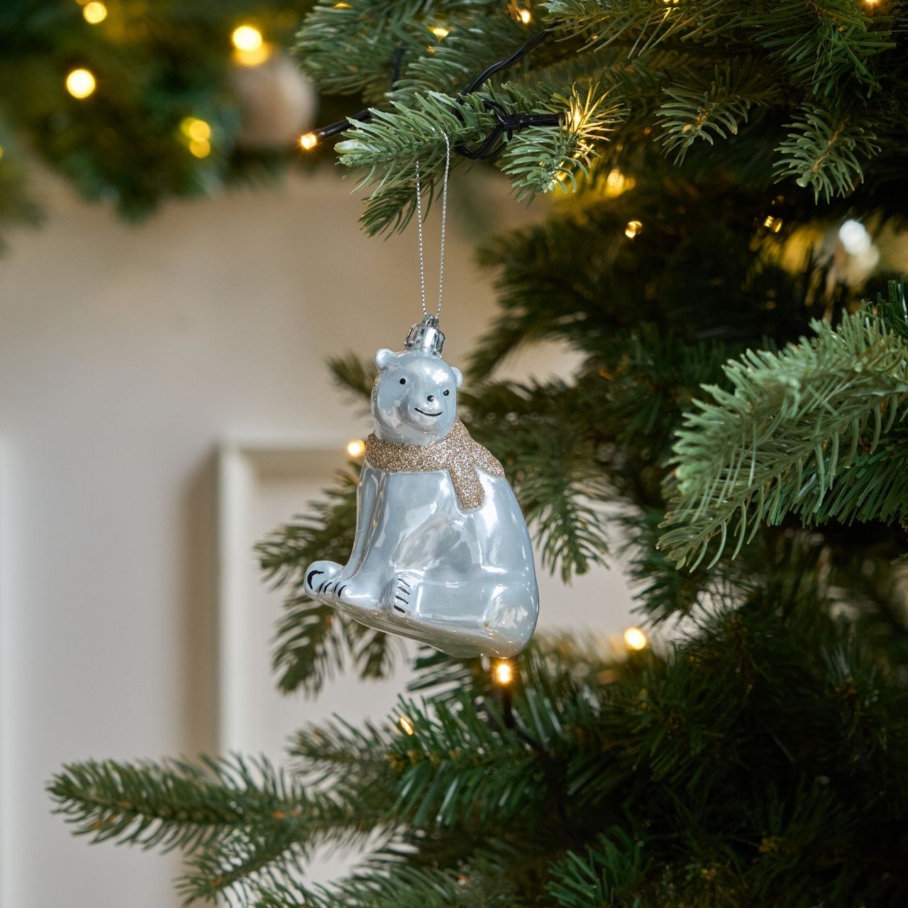 Eisbär Weihnachtskugeln, 2 Stk.